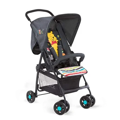 Image de hauck Poussette Compacte Citadine Sport Ultra Légère Seulement 5,9 kg, Pliable et Inclinable, Jusqu&#039;à 15 Capote Pare Soleil, Grand Panier 3 Winnie l&#039;Ourson