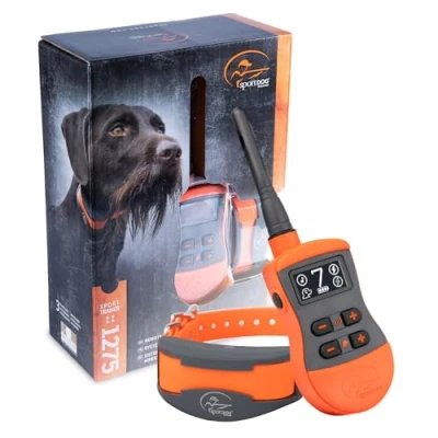 Image de SportDOG Collier de Dressage pour Chien avec Télécommande SportTrainer, Submersible, 10 Niveaux Stimulation Statique, Vibration et Signal Sonore Portée 1200 m