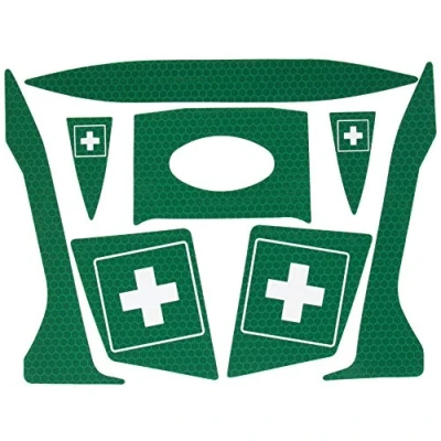Image de JSP Stickers réflectifs CR2 à poser soi même pour casque EVOLite® vert secouriste pack de 10 (AHV440 000 300)