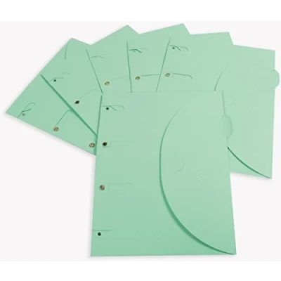 Image de Smartfolder Vert Pack de 6 Pochettes Rangement format A4