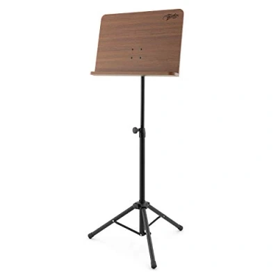 Image de Theodore T OMS 01 support de partitions musique d&#039;orchestre en bois, bureau bois avec base tripode