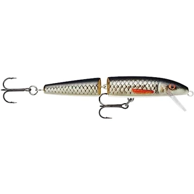 Image de Rapala Leurre de Pêche Jointed Matériel avec Construction Balsa d&#039;eau Douce Flottant Profondeur Nage 1,2 2,4m Taille 11cm / 9g Fabriqué en Estonie Live Roach