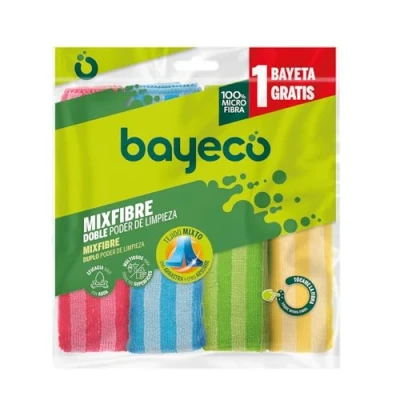 Image de Bayeco Lot de 4 chiffons multi usages 3 + 1