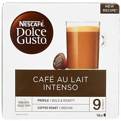 Image de Capsules de Café NESCAFÉ® Dolce Gusto® au Lait Intenso, 16 pièces.