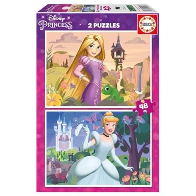 Image de Educa Disney Ensemble de 2 Puzzles pour Enfants avec 48 pièces. Mesure: 28 x 20 cm. Recommandé 4 Ans (19997)