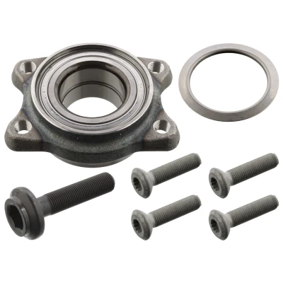 Image de FEBI BILSTEIN 101139 kit de roulements roue Essieu arrière avec vis 82 Roulement à billes contact oblique AUDI: A4 B7 Avant, B6 Berline