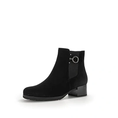 Image de Gabor Femme Bottines, Dame Bottines Chelsea,Semelle intérieure Amovible,Bottes de Glisse,Demi Bottes,Bottines,Noir (Schwarz) / 17,38 EU 5 UK