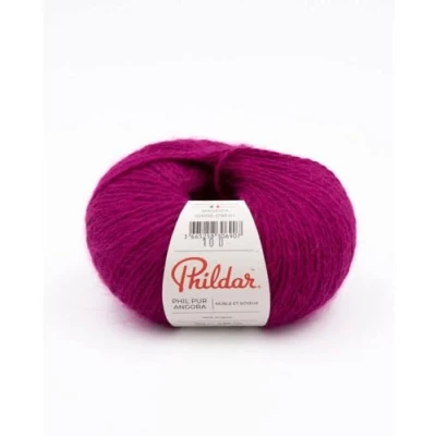 Image de Phildar Fil Exceptionnel 100% Angora à Tricoter Phil Pur 25gr