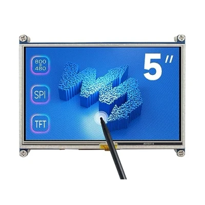 Image de Waveshare Raspberry Pi 5 Pouces LCD HDMI 800 * 480 Haute résolution pour A+/B+/2B/3B/3A+/3B+/Raspberry 4