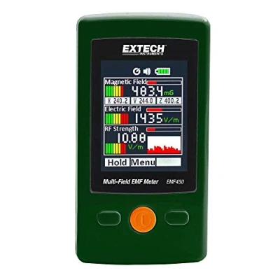 Image de Extech EMF450 Appareil de Mesure Champs Électriques et Magnétiques à Plusieurs Champs, Vert
