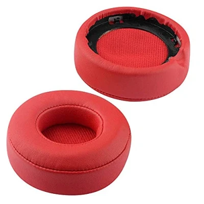 Image de Mixr Coussinets de Rechange pour écouteurs Intra Auriculaires Compatible avec Beats by Dr. Dre Rouge