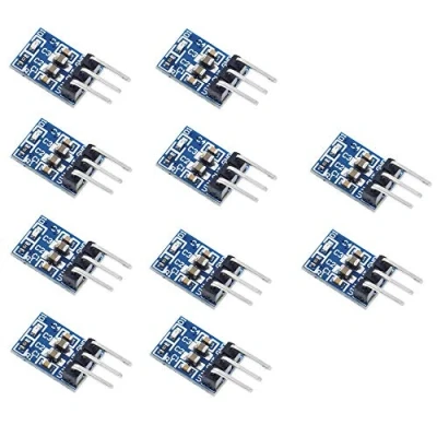 Image de ZkeeShop 10 Pcs DC Buck Module 3.3 Voltage Regulator 4.75V 12V to 3.3V Step Down Power Supply 800mA