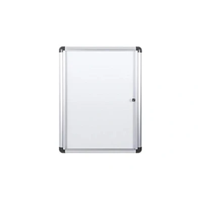 Image de Bi Office Vitrine d&#039;Affichage Interieur Enclore Extra, Tableau Blanc Magnétique Verrouillable, Taille: 532 x 686 mm 4xA4