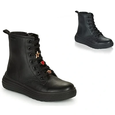 Image de Geox Fille J Phaolae Girl A Bottines, Black, 30 EU