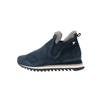Image de Gioseppo Boots à talons, Femme, Taille: 36, Navy Cuir et textile