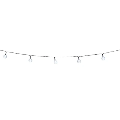 Image de GRUNDIG Solar Power Light String 100 guirlandes lumineuses avec panneau solaire 15 m Lumière blanche chaude 8 modes Noir