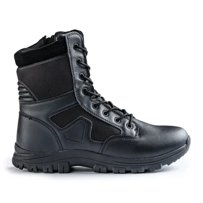 Image de T.O.E. Design Mixte Chaussures Sécu One 8&quot; Zip Noir Botte Tactique et Militaire, 40 EU