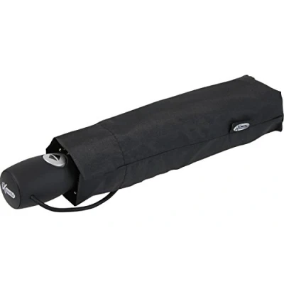 Image de iX brella mid class Parapluie de poche léger et solide avec fonction d’ouverture fermeture automatiques Noir 95 cm
