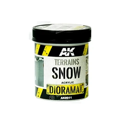 Image de (AK8011) AK Interactive Terrain 250ml Snow