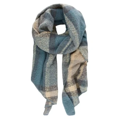 Image de Pieces Pyron Checked Scarf One Size