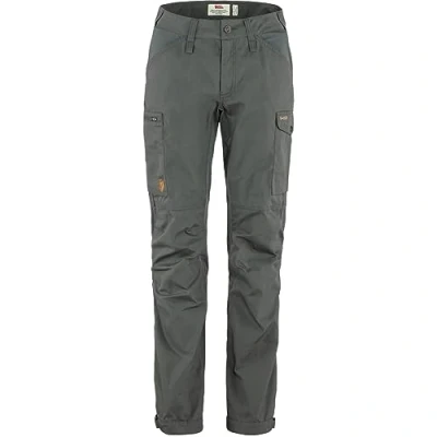 Image de Fjallraven 89829 050 Kaipak Trousers Curved W/Kaipak W Pants Femme Basalt Taille 38