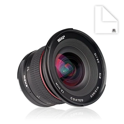 Image de Meike Optics MK Objectif Ultra Grand Angle 12 mm f2.8 pour Sony E Mount, Noir