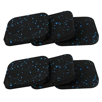 Image de Tapis Anti Vibration Machine a Laver, 6Pcs à Laver Vibration, 10 x cm Patin Lave Linge en Caoutchouc pour Roulant, Sèche et