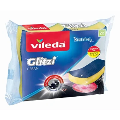 Image de Vileda Éponge de Nettoyage Glitzi Ceran, (1 x 2 Pièces)