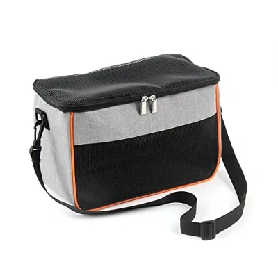 Image de sac de transport pour hamster voyage portable avec fermeture éclair cochon d&#039;Inde, syrien, à main respirant gerbilles, souris, rats, lapins, écureuils, chatons