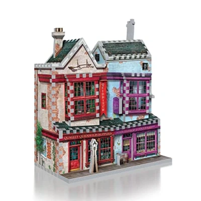 Image de Wrebbit3D , Diagon Alley Collection: Quidditch Supplies &amp; Slug Jiggers (305pc) 3D Puzzle Ages 14+
