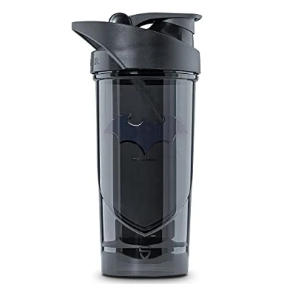 Image de Shieldmixer Hero Pro Classic Shaker for Whey Protein Shakes and Pre Workout, BPA Free, 700 ml, Batman Dark