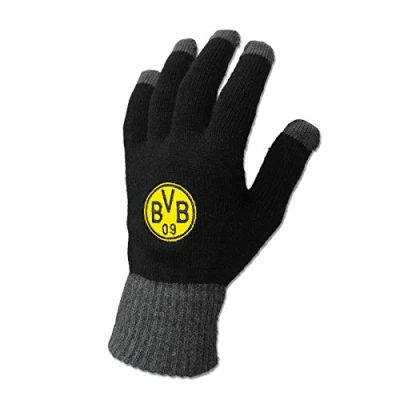 Image de Borussia Dortmund, Gants pour smartphones, noir jaune, S