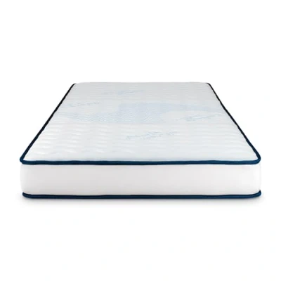 Image de COSMOS Matelas 90x190 cm Upsilon Promo Mousse à mémoire de Forme et Blue Latex Confort Équilibré 7 Zones Réversible Hypoallergénique Durable Couchage Indépendant Respirant