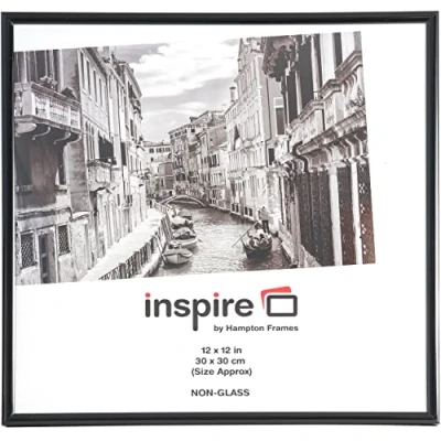 Image de Hampton Frames BACKLOADER BLR1212BKPX 1PK Cadre d&#039;affichage pour photo, certificat Noir 30 x cm