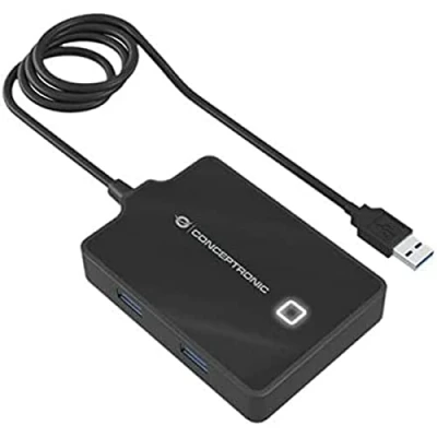 Image de Hub USB Conceptronic HUBBIES11BP Noir