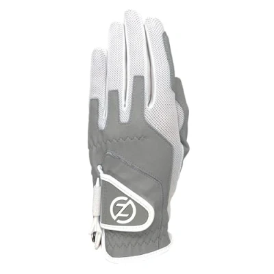 Image de Zero Friction Gant de Golf synthétique pour Femme Coupe Compression Main Gauche Taille Unique Gris