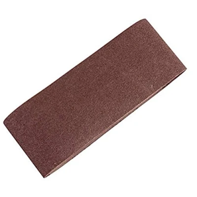 Image de Scheppach Orignal Lot de 9 bandes abrasives 610 x 100mm grain 80,100 et 120 3 pièces chaque Pour OSM600 Accessoire Consommable