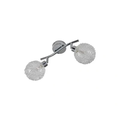 Image de Lindby Plafonnier Ticino à intensité variable (Moderne) en Argent Métal e. a. pour Couloir (à 2 lampes, G9), Luminaire Plafonnier, Lampe Plafond, Eclerage Eclairage Interieur