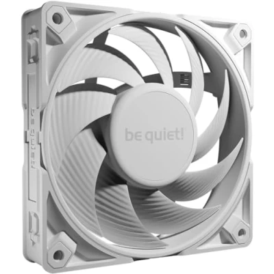 Image de be quiet! Silent Wings Pro 4 120mm PWM White ventilateur, pales optimisées, une performance extraordinairement élevée, bouton de réglage la vitesse rotation proposant 3 options, BL118