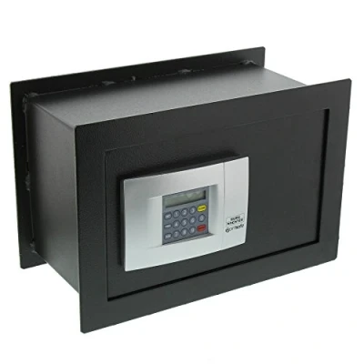 Image de BURG WÄCHTER Coffre fort mural avec serrure à code électronique, Point Safe, Encastrable, pour montage mural, 10,3 l, 14,7 kg, PW 3 E, Noir