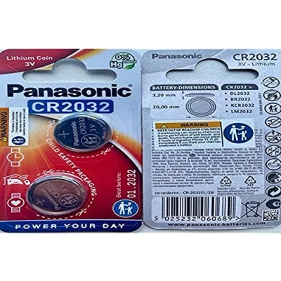 Image de Panasonic® Lithium Coin Piles Cr2032 3V