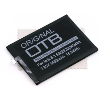 Image de batterie de rechange pour Nokia 8.3 5G (2020), TA 1243, 1251 (remplace la d&#039;origine HQ480) 4400 mAh avec chiffon nettoyage Mungoo