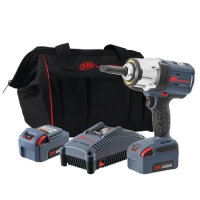 Image de Ingersoll Rand W7252 1/2&quot; 20V Cle a Choc Sans Fil avec Enclume de 2&quot;, Electrique en Kit 2 Batteries, 5 AH et Chargeur dans un Coffret à Outils