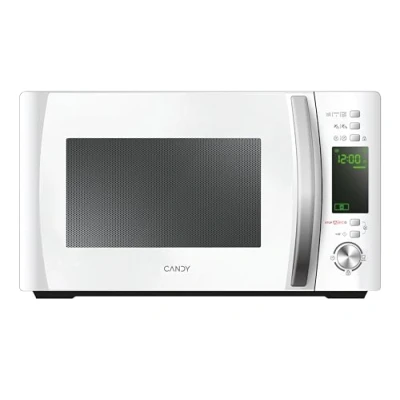 Image de Candy CMXG20DW Micro ondes Grill,Puissant 700W + 1000W, 20L,Programmateur digital,10 menus automatiques+5 Niveaux de puissance,Fonction silence &amp; éco,Décongelation auto,Sécurité enfant, blanc