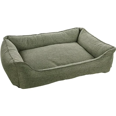 Image de Flamingo Lit Gini pour Chien Chat Panier 100x80x25cm Lavable Fond Anti dérapant Housse Amovible Lieu de Couchage Doux et Confortable