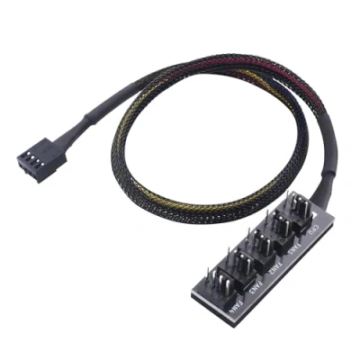 Image de Cable Matters PC Case PWM Fan Hub (PC Hub) 1 to 5 Way Connector Adapter With 40cm