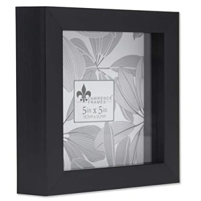 Image de Lawrence Frames Cadre Shadow Box, polystyrène, Noir, 12,7 x cm