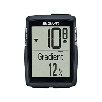 Image de SIGMA BC 14.0 WL Ordinateur De Vélo sans Fil avec Nombreuses Fonctions, pour Virées en Montagne, Utilisation Aisée Grandes Touches Et Affichage Bien Lisible, Noir
