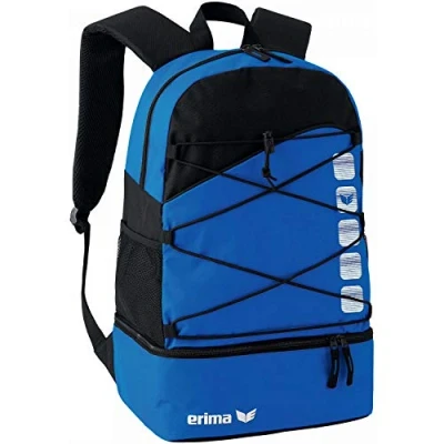 Image de Erima Club 5 Sac à Dos Multifonctions avec Compartiment inférieur Mixte Adulte, New Roy/Noir, Taille Unique