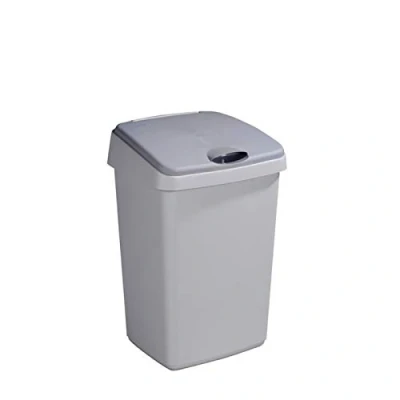 Image de Sunware Delta Poubelle avec couvercle 25 l 32 x 28 48,5 cm Gris